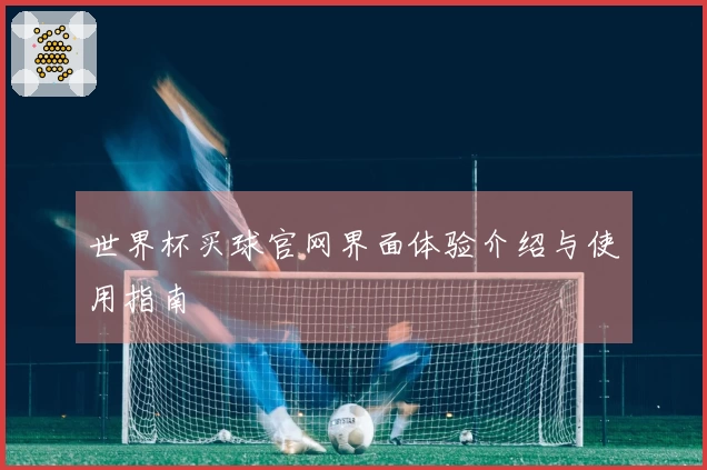 世界杯买球官网界面体验介绍与使用指南